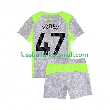 Fußballtrikots Manchester City Phil Foden 47 Kinder 2025-2026 Kurzarm 3rd trikot kaufen